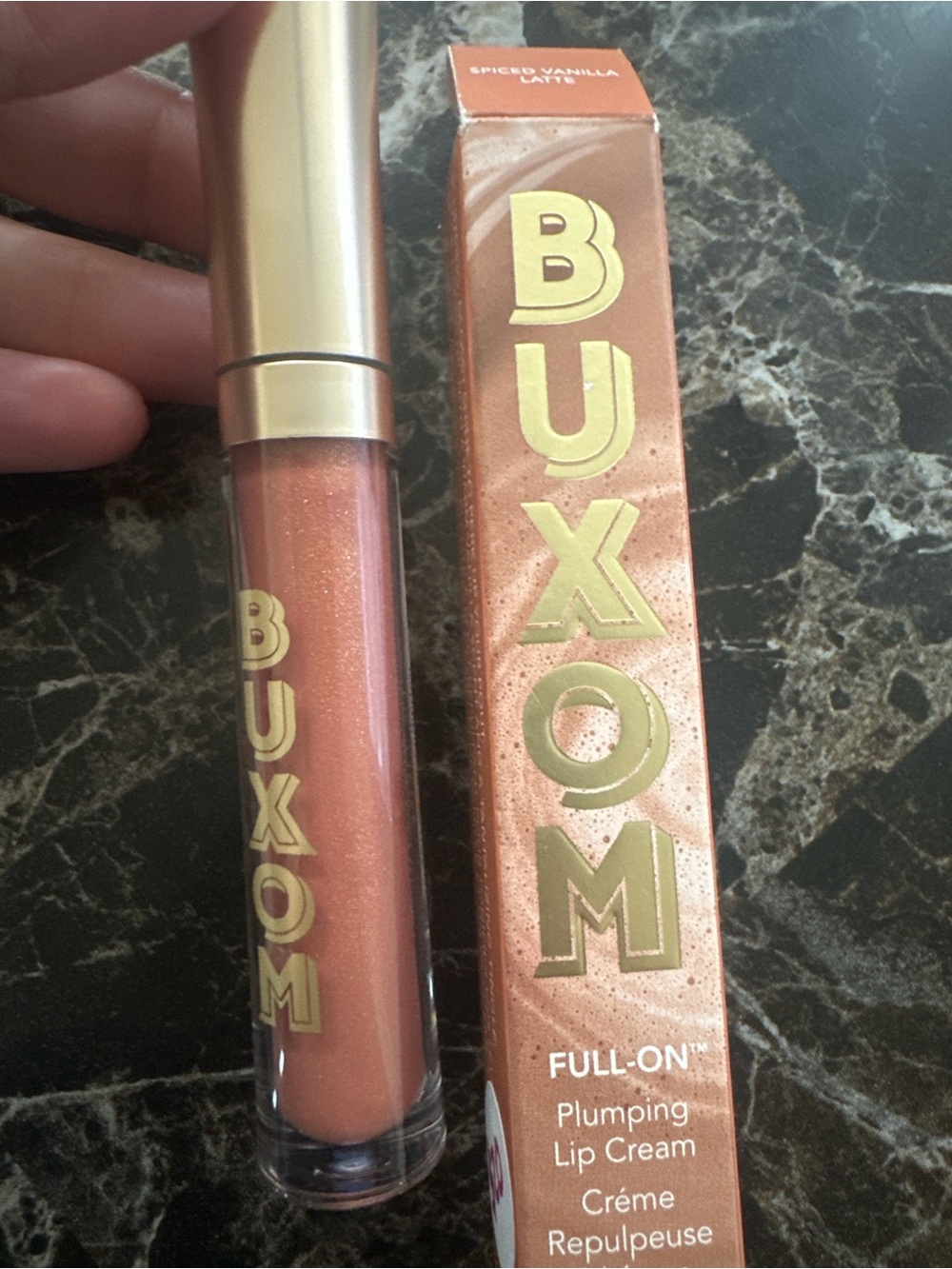 Buxom Full-On Plumping Lip Cream - Shimmering Peachy Copper pippa pumkin